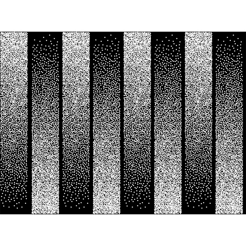 Πίνακας σε καμβά Black white dots